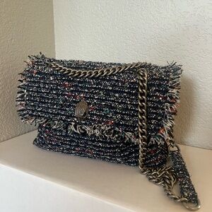Kurt Geiger Large Multicolor Tweed Kensington Handbag